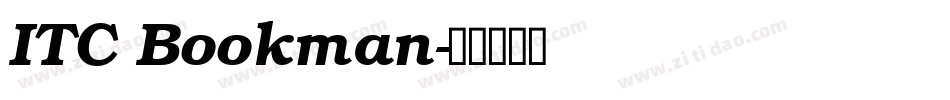 ITC Bookman字体转换